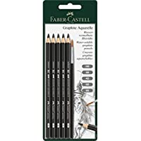 Faber-Castell 117897 - Blíster con 5 ecolápices- de grafito acuarelables- para artistas Graphite Aquarelle